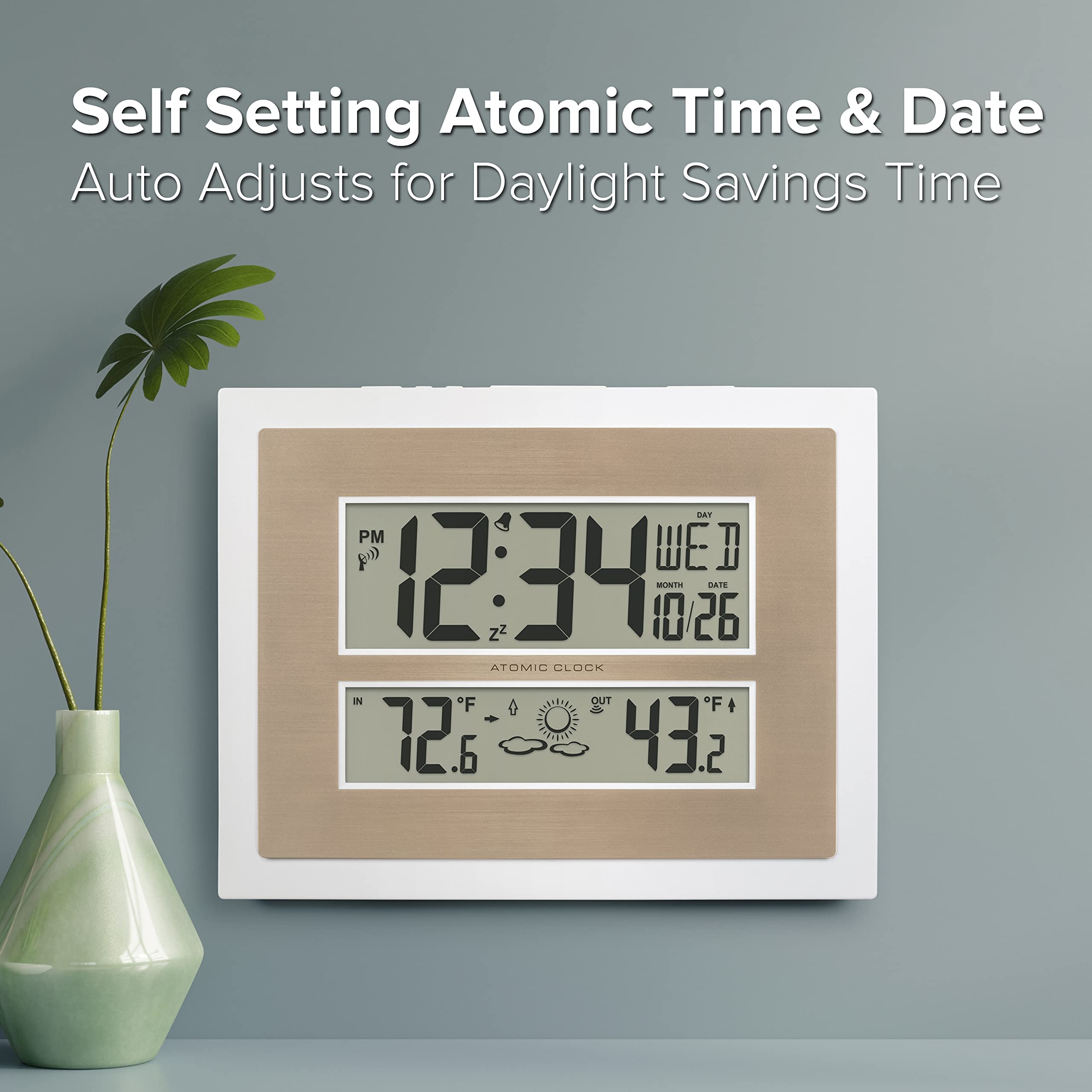 Amazon.com: La Crosse Technology 512-14937-INT Atomic Digital Wall